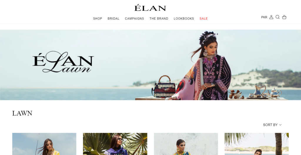 Pakistani Lawn Suits | ELAN