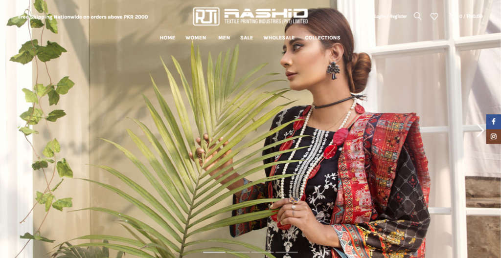 Rashid Textile Lawn