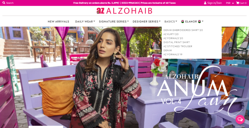 Al-Zohaib Textile Lawn